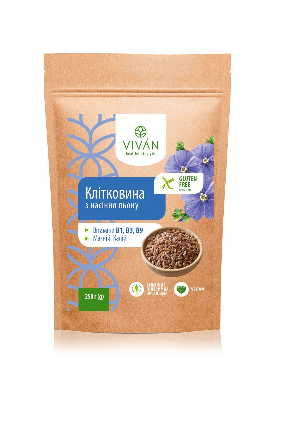 Клітковина з насіння льону 250г